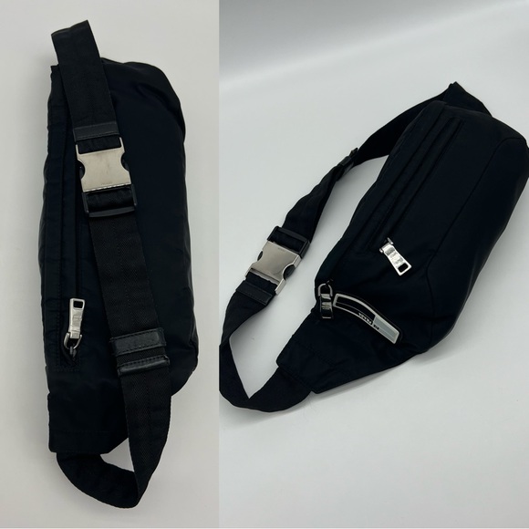 Authentic Prada Logo Patch nylon belt bag - Picture 6 of 10